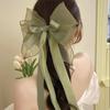 Elegant Hair Clip Sweet Chiffon Bow Girls Barrettes Fashion Big Hairpin  Women Headwear Gift