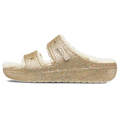 Классические блестящие теплые флисовые EVA бесшумные шлепанцы женские сандалии разноцветные 208124-93S