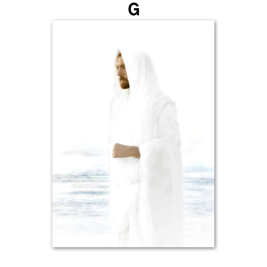 Настенная картина на холсте Христос Иисус Небеса прибрежные плакаты на скандинавскую тему и принты настенные панно для гостиной украшения дома