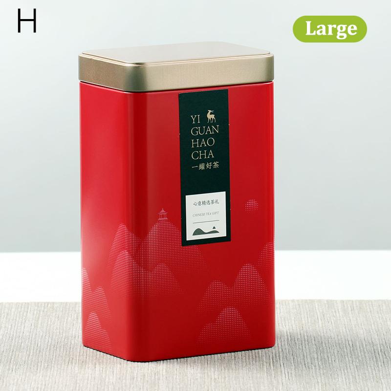 Жестяная коробка для хранения Герметичная банка для чая Маленькая квадратная банка для кофе Контейнер для чайных листьев Банки Маленькие жестяные коробки для хранения специй