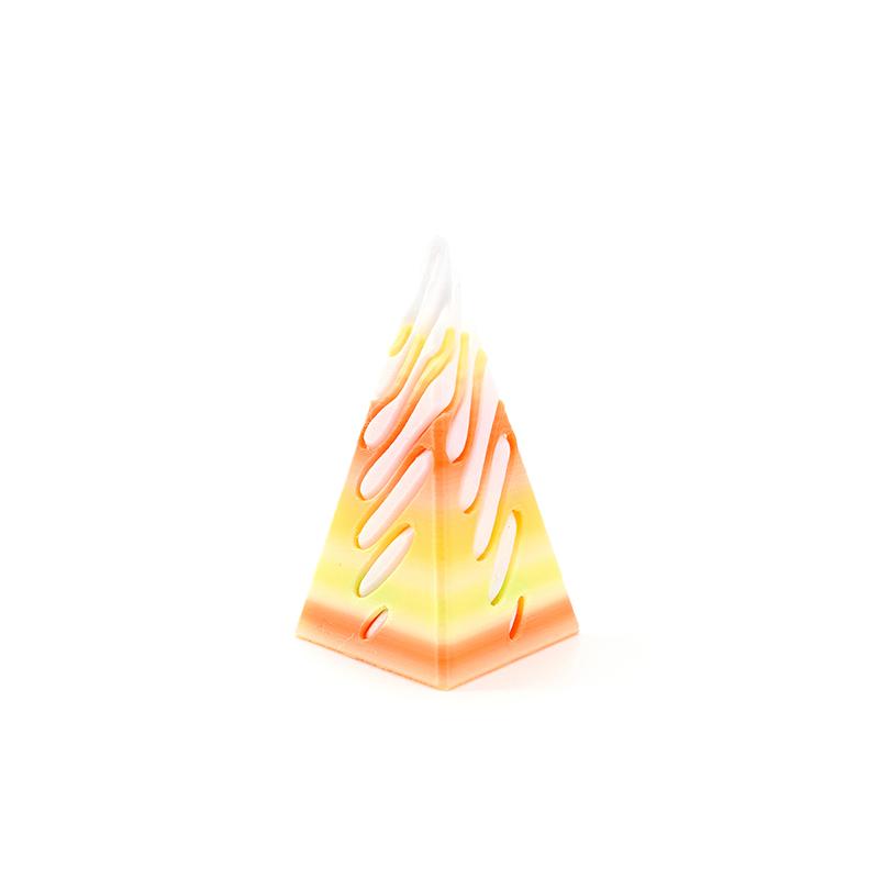 1 шт. спиральная конусная декомпрессионная игрушка 3D-печатная пирамида невозможная проходная скульптура квадратный столб спиральный винт игрушки-фиджет