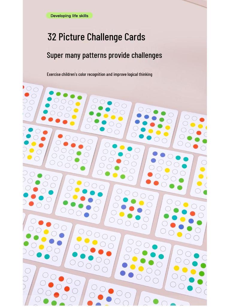 Монтессори Детская игрушка с зажимами - Развивающая игра для концентрации и взаимодействия родителей и детей