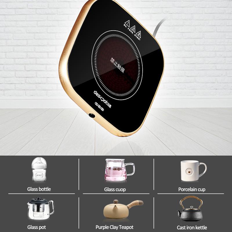 Подогреватель для чашек 300 Вт, подогреватель для кружек 100 ° C, электрическая плита с 3 скоростями, подогреватель для кофе