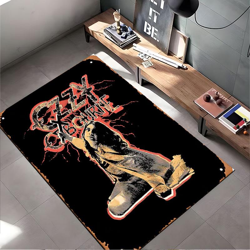 Ozzy Osbourne Rock Style Carpet suitable as a non-slip mat for the living room or bedroom sofa