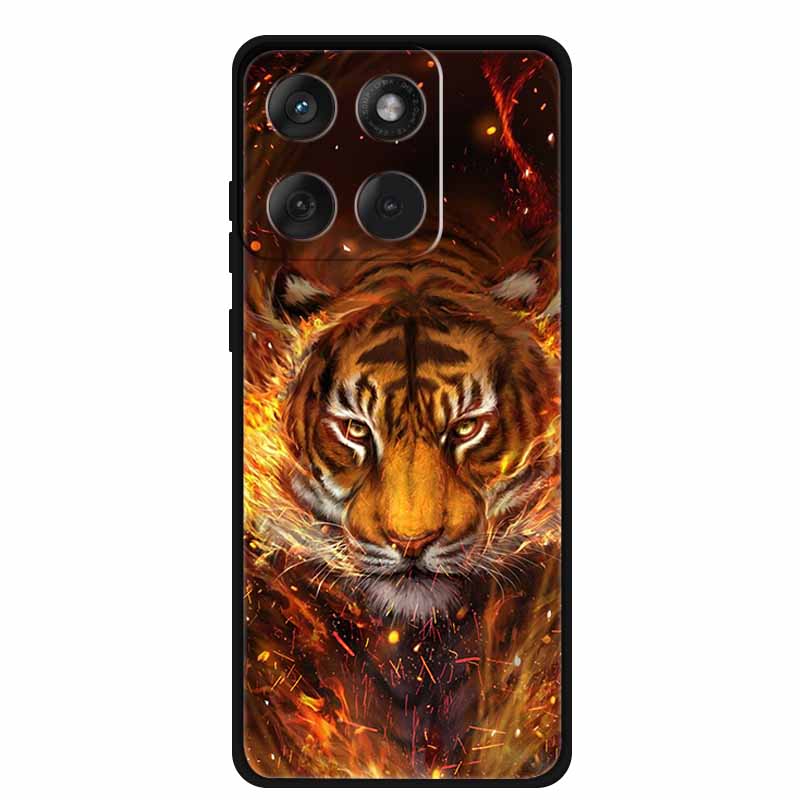 Soft Case For Motorola Edge 60 Fusion Case Cartoon Back Cover For Motorola Edge 60 Pro 5G Protective Cool Animal Bumper Bag Capa