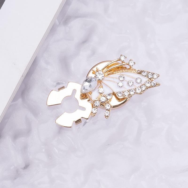 Декоративные запонки и пуговицы для воротника с цветными стразами