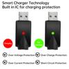510 Smart Charger LED Indicator USB Charger Portable Adapter с защитой от перезарядки для аккумулятора и внешнего аккумулятора 4.2V/420mAh