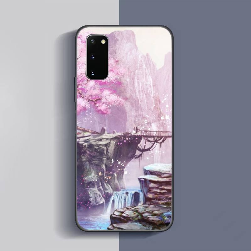 Чехол для телефона с изображением вишни для Samsung Galaxy S6 S7 Edge Plus S9 S20Plus S20ULTRA S10lite S225G S10 Note20ultra