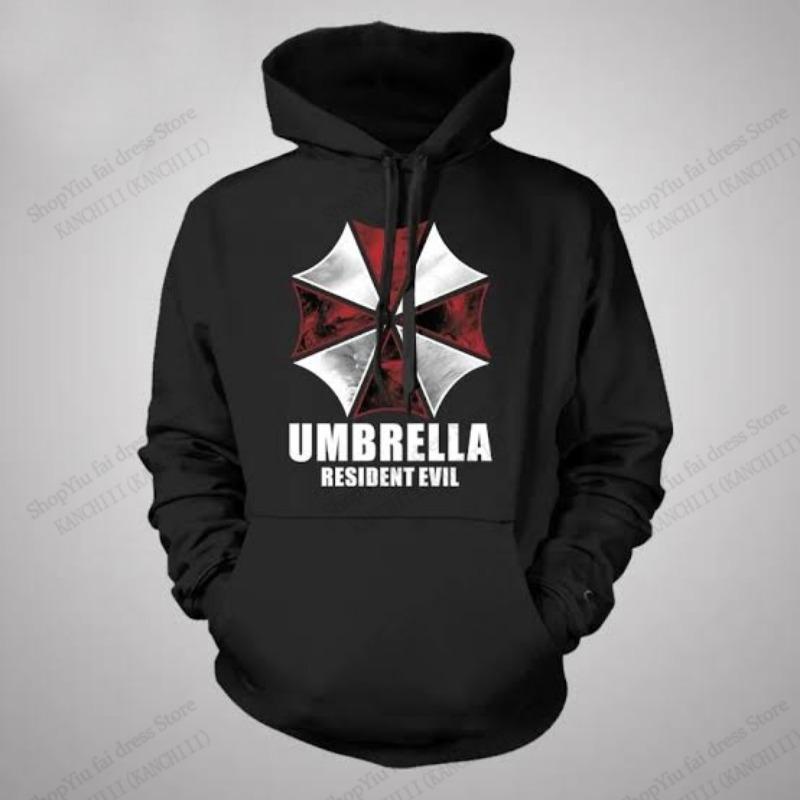Толстовка с капюшоном Фильм Resident Evil 3D Печать Толстовка Мужская Женская Мода Длинный рукав Спортивный костюм Мужская Одежда Куртка с капюшоном Moletom