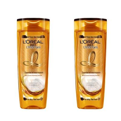 L'Oreal Шампунь для объема и питания с эфирными маслами, двойная упаковка