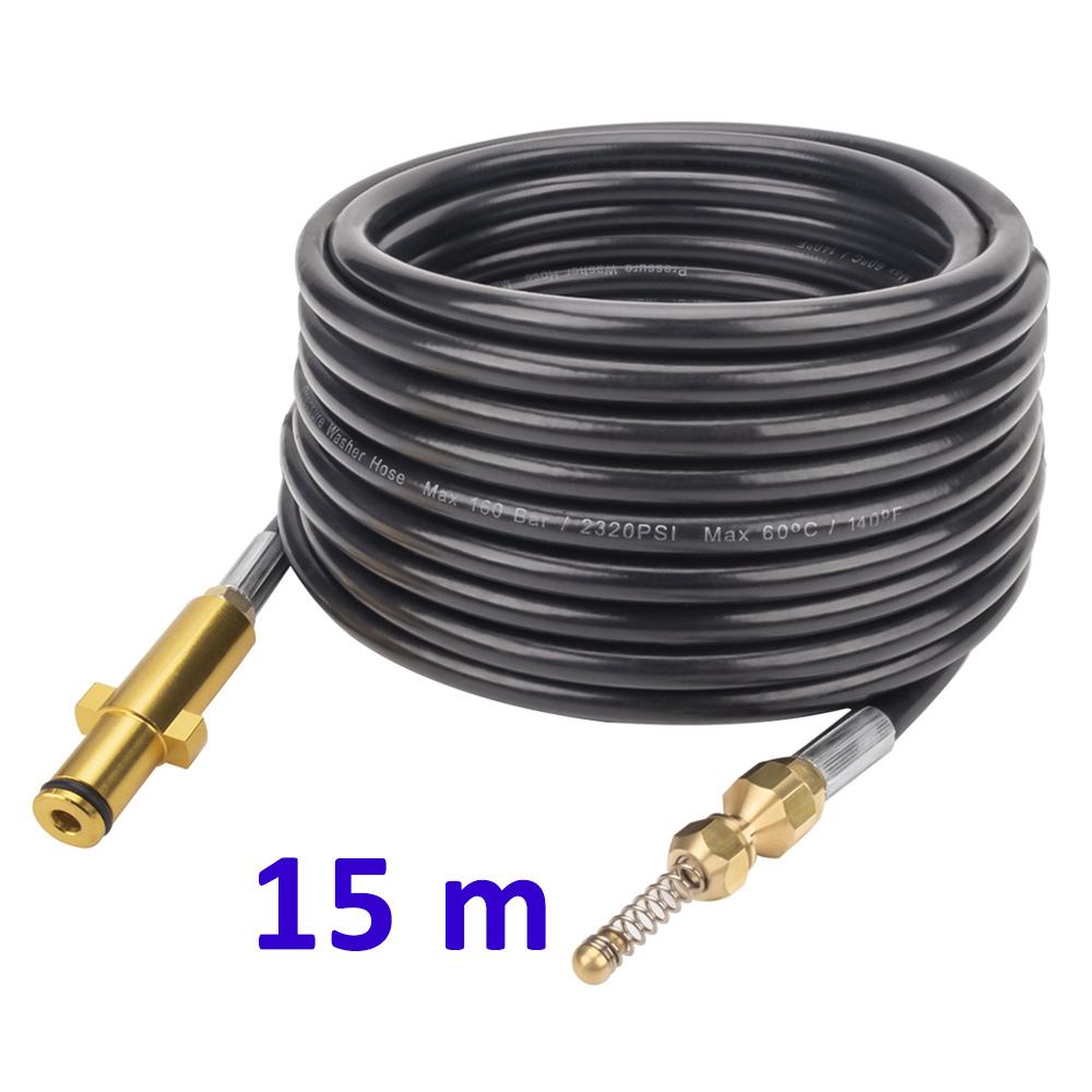 Мойка высокого давления для канализации, шланг для очистки сточных вод, очиститель труб, комплект шлангов для Nilfisk Gerni Greenworks