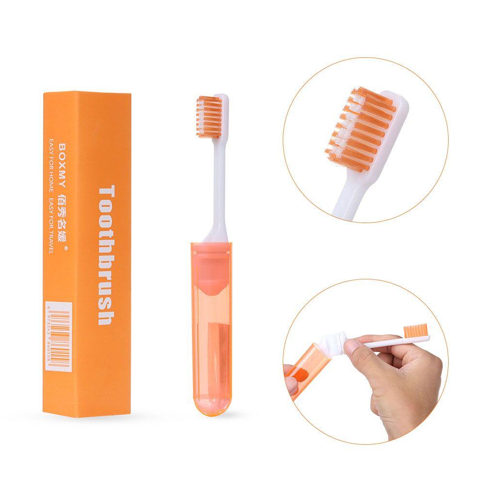 Health Travel Camping Portable Oral Cleaning Business Trip Outdoor Tooth Brush Folding Toothbrush