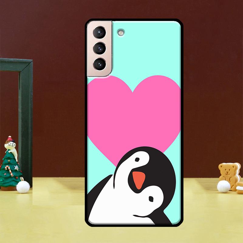 Чехол-пингвин для Samsung Galaxy S23 S21 S22 Ultra S8 S9 S10 Note 10 Plus Note 20 Ultra S20 FE