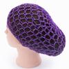 Soft Rayon Knit Mesh Crochet Hair Net Fine/Loose Mesh Work Bun Snood for Light Attendant Nurses