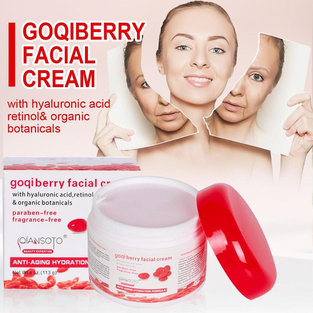 Кремы для лица WolfBerryes 113 Goji Essence Увлажняющий уход за кожей Goqi Berry Chinese Matrimony Vine Уход за кожей голени Косметический крем против морщин