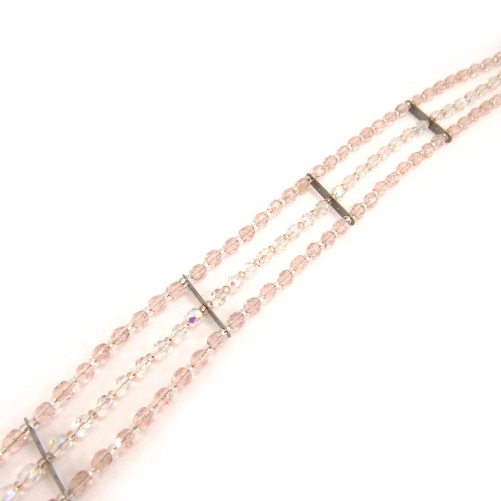 Les Trésors De Lily [D5819] - Designer Choker 'Kianda Glam' Pale Pink