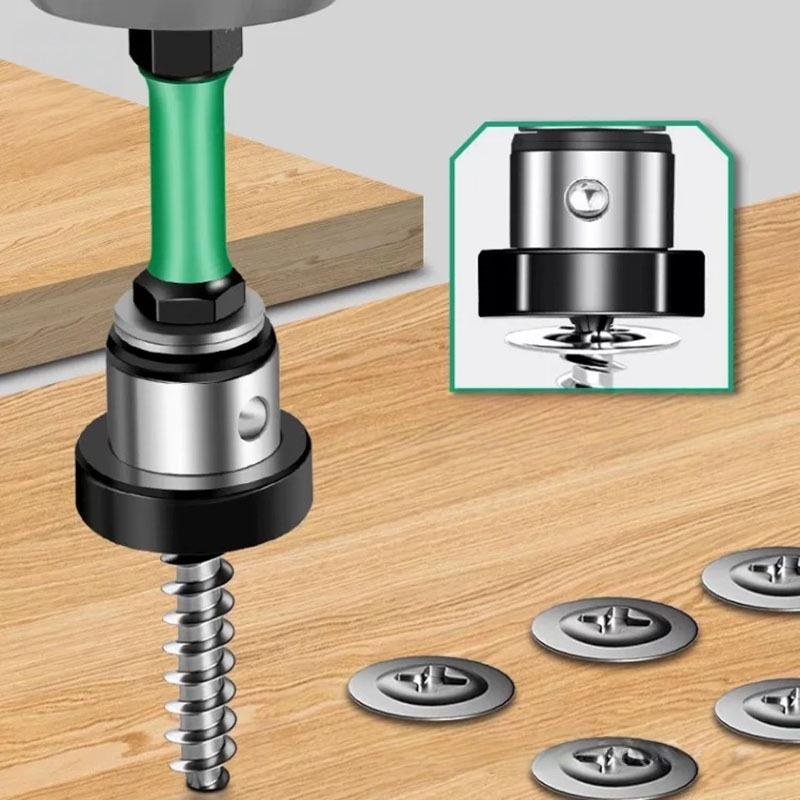 1/2 шт. Позиционирующая насадка-бита для гипсокартона, locating screw bits, магнитная PH2, шестигранный хвостовик, бита для шуруповерта по гипсокартону, сверлильные инструменты