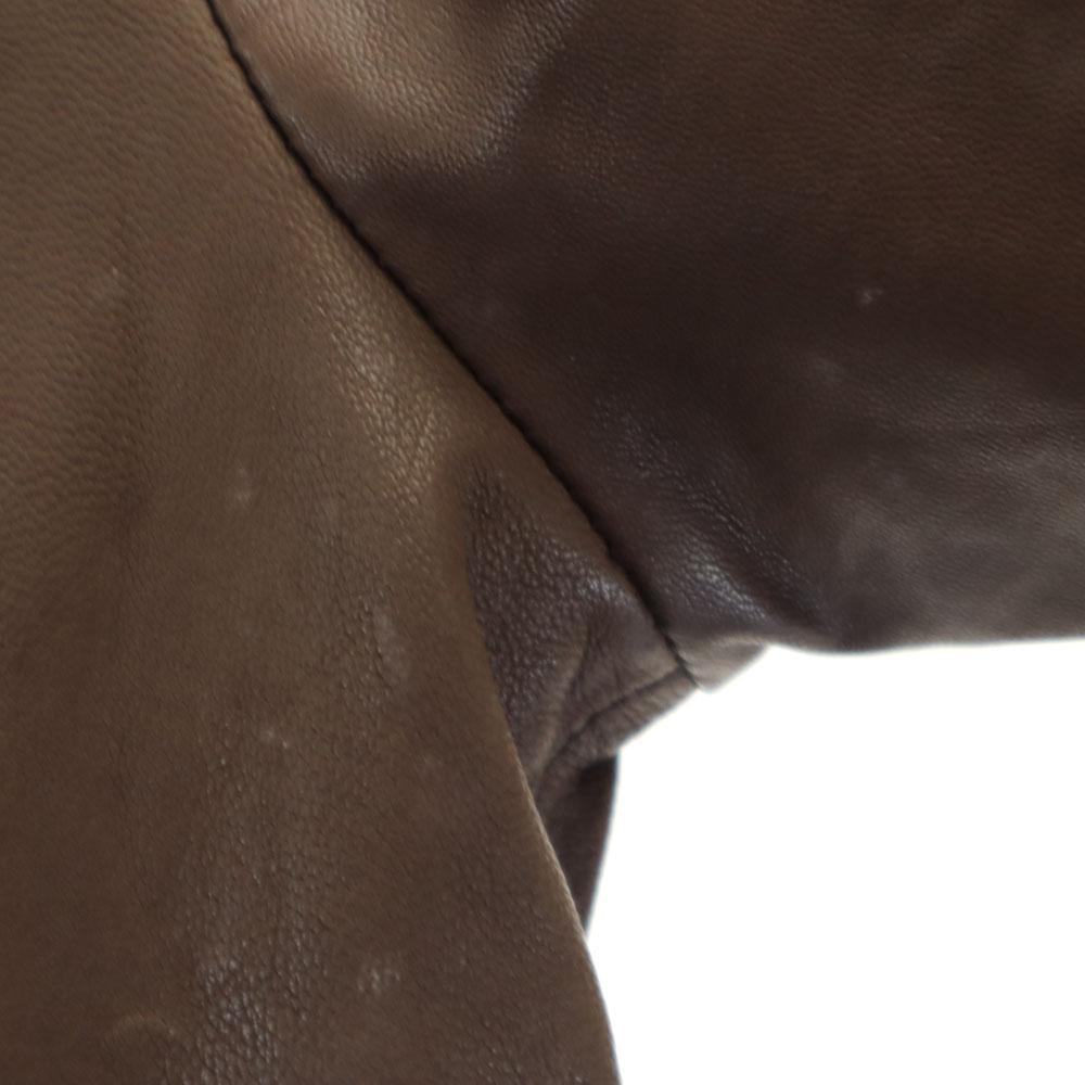 IENA Куртка из овчины Коричневая Блузон Женская Б/У