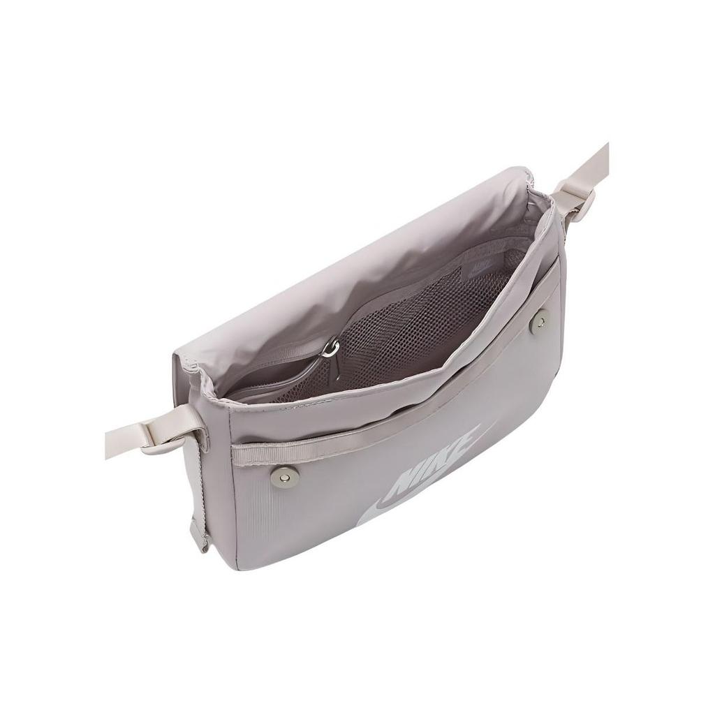 Nike Sportswear Futura 365 Casual Classic Versatile Fabric Crossbody Shoulder Bag Women Bags Gray Purple White CW9300019