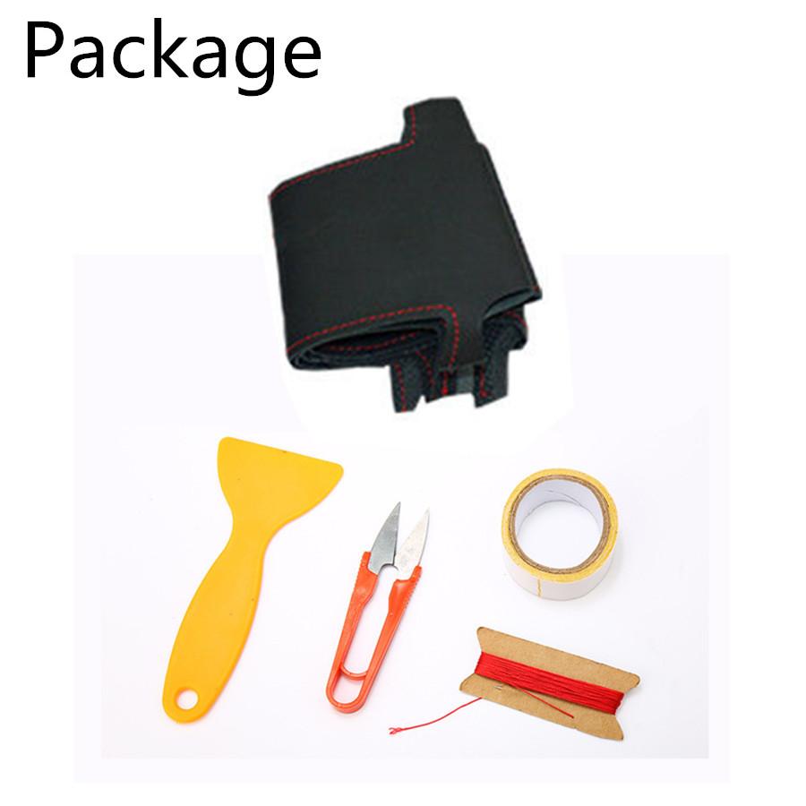 Ручной швейный чехол на руль автомобиля для Toyota RAV4 2013-2018 Corolla 2014-2018