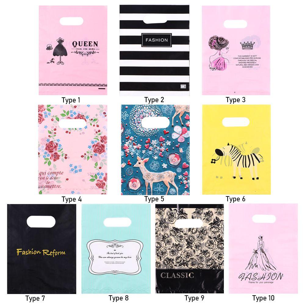 Size Party Supplies Gift Bags With Handle Jewelry Packing Candy Cookie Pocket Packaging Handbag