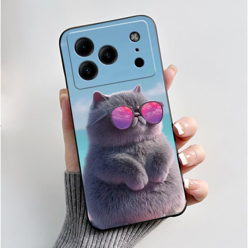 Для Doogee Note56 Чехол Для Doogee Note 56 Чехол для телефона Эстетичный Роскошный Милый Крутой Мальчик Девочка Черный Матовый Мягкий силикон Задняя крышка
