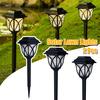 2Pcs Solar Led Lawn Light Outdoor Waterproof Solar Garden Light Warm Lamp Landscape Decoration For Walkway Path Yard Driveway