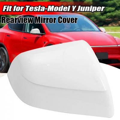 1 шт. Для Tesla Model Y Juniper 2025+ Белая накладка на корпус правого пассажирского зеркала