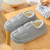 New Winter Home Waterproof Cotton Shoes for Women Men Warm Ankles Plush Cozy Slides Indoor Outdoor Soft Sole Wrap Heels Slippers