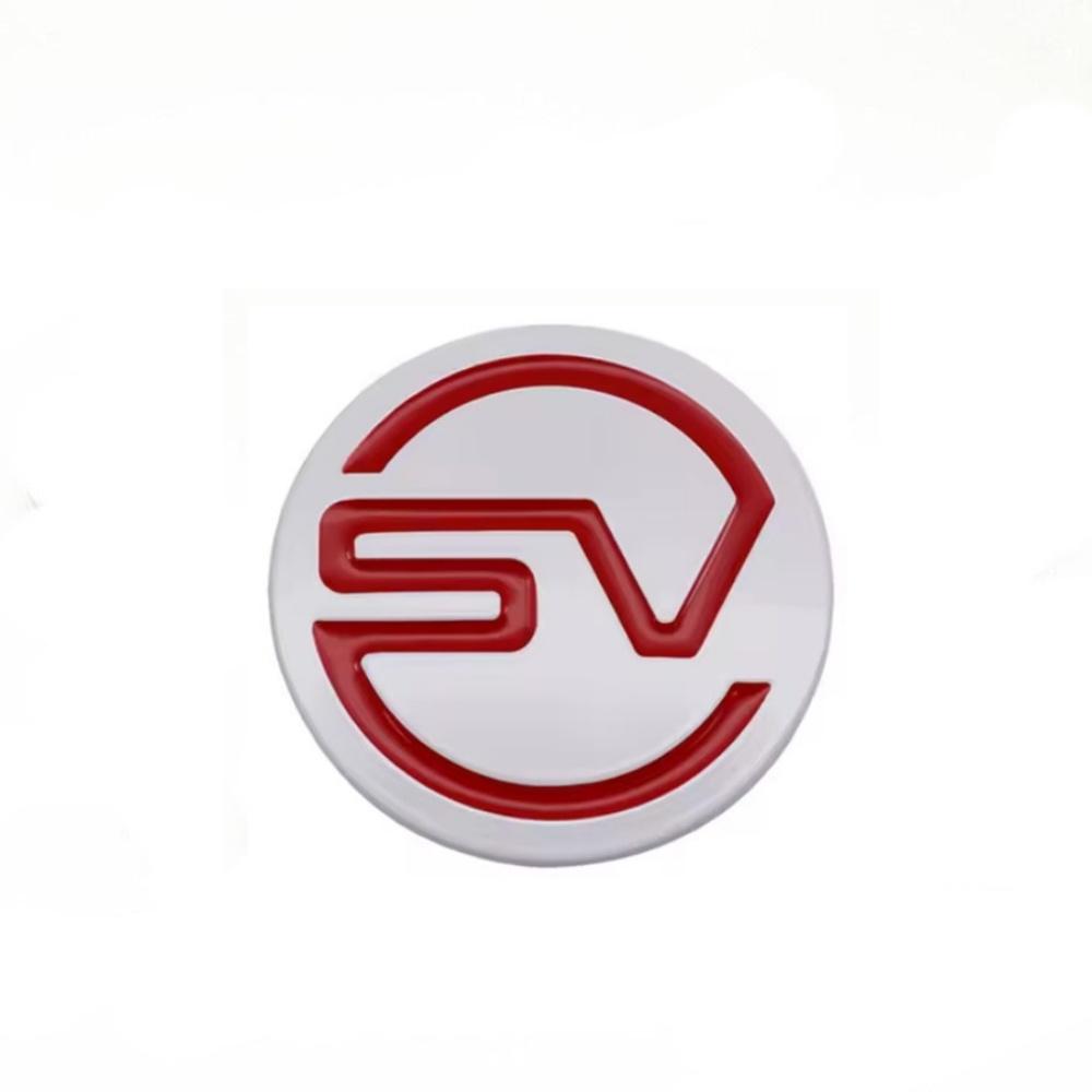 Car Body Logo Sticker SV Emblem Car Trunk Decoration Badge