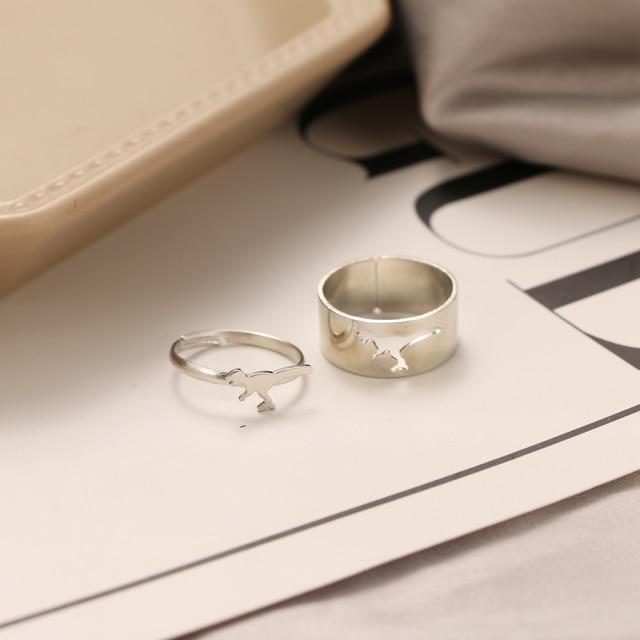 Модные золотые кольца с пламенем для женщин и мужчин, комплект колец для влюбленных пар, помолвка, свадьба, открытые кольца, ювелирные изделия