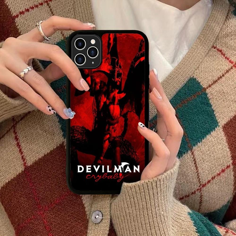 Anime D-Devilman C-Crybaby Phone Case Silicone PC+TPU For For IPhone 11 12 13 14 15 16 Plus Pro Max Cover