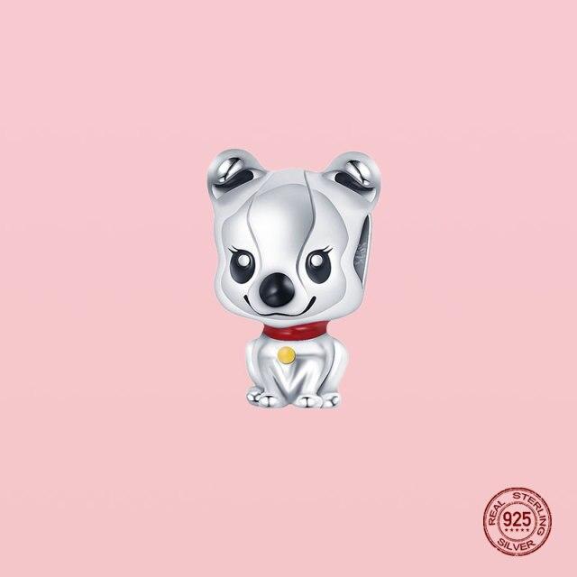 Подвеска из стерлингового серебра 925 пробы, очаровательные бусины для оригинального браслета Panjia, ожерелье, женские украшения