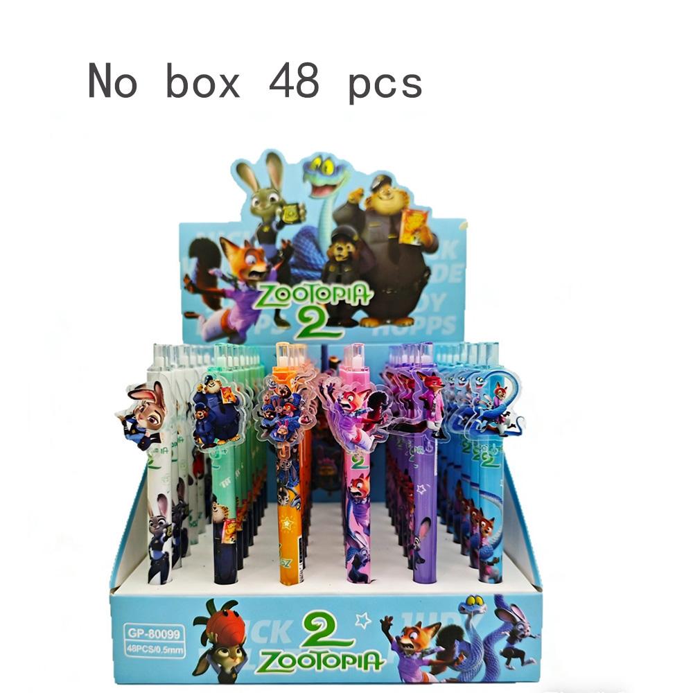 Zootopia 2 Cartoon Movie Merchandise Cultural Creativity Decal Pen High-Quality Ins Student Click-Up Ballpoint Pen