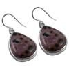 Bloddstone Gemstone Earrings Solid 925 Sterling Silver Handmade Earrings Jewelry Gift For Women And Girls E-2020