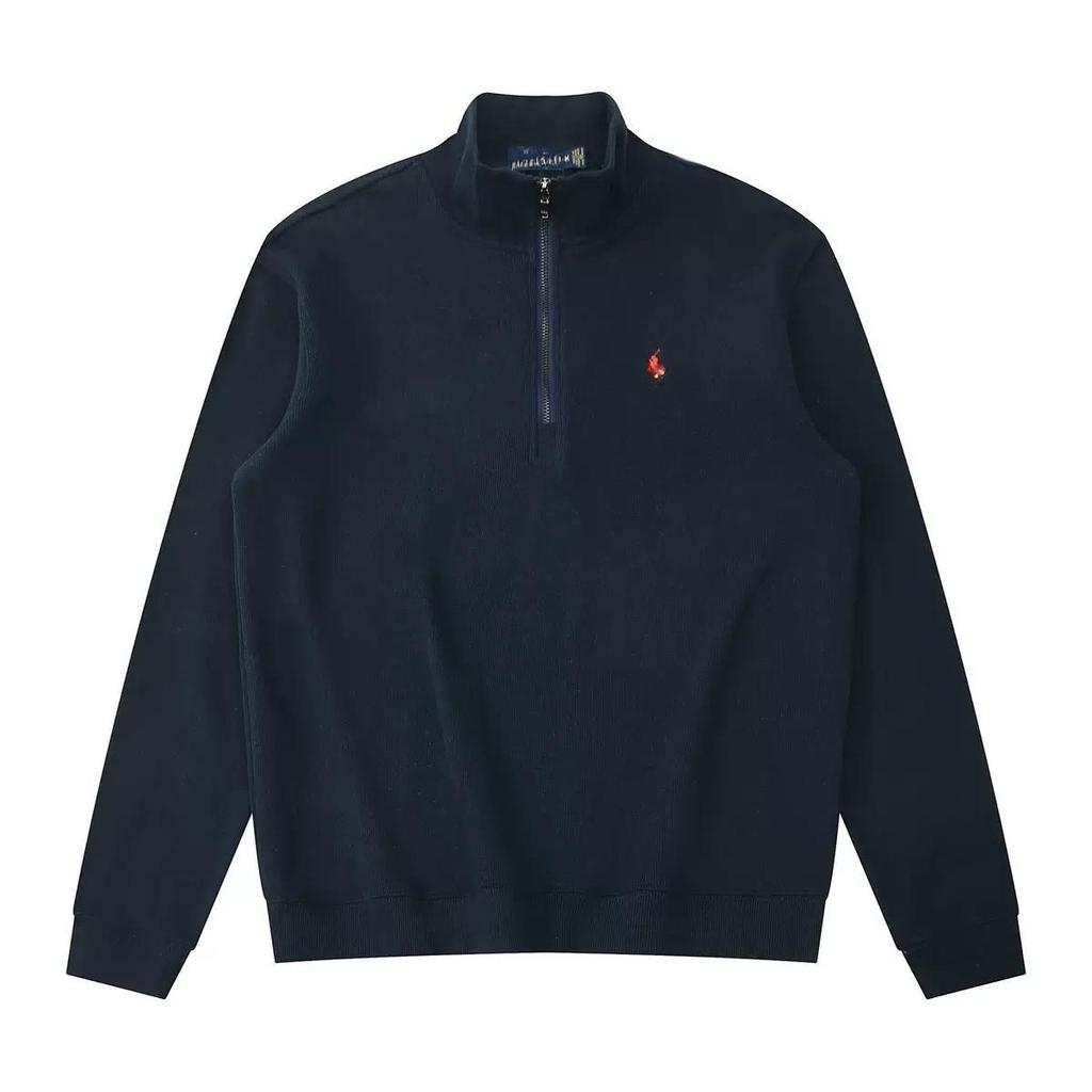 RogueWave Мужские вышитые топы на молнии со стойкой и воротником-стойкой, роскошная мода, мягкие топы