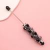 1pc DIY Beadable Beadable Pen Heart Diamond Ballpoint Pen Aesthetic Writing Tool  Students