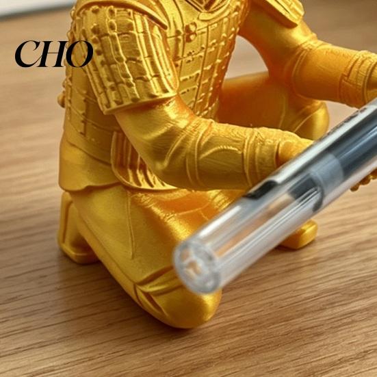 Decorative Office Supply Holder Terracotta Warrior Desk Decor, 3D Printed Soldier Pen Stand for Sturdy Plastic Decor Office, Creative Ancient