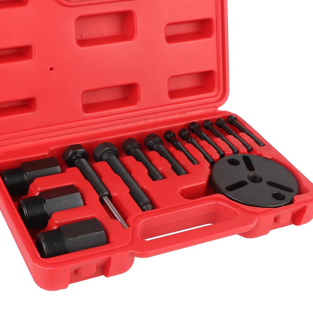 Съемник с присоской для автомобильных кондиционеров FS6, C171, 6P и 148, съемник для установки компрессора, 14 шт., инструмент для снятия муфты компрессора