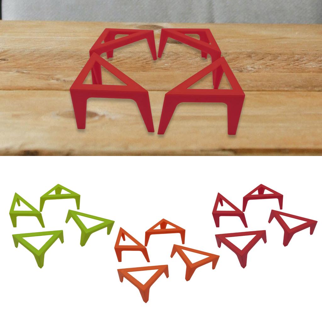 4Pcs Canvas Stands for Painting Mini Canvas Feet Risers Canvas Support Stands for Pouring Paintings Drawing Supplies