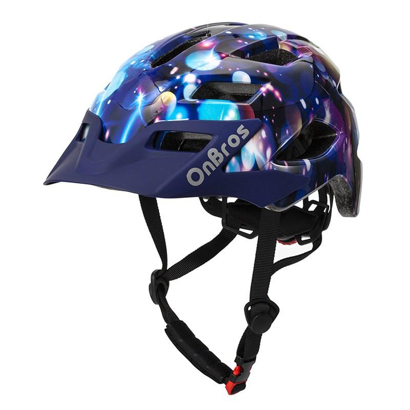 Kids Bike Helmet With Visor Adjustable Cycling Outdoor Riding Skateboard Safety Gear