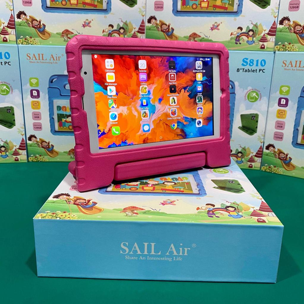 SAIL Air Небьющийся планшетный ПК с Android 12 и чехлом из ЭВА