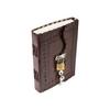 Vintage Fashion Leather Embossed Handmade Paper Notebook Diary with Metal Lock