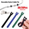 New Releasable Cable Tie Nylon Wrap Zip Bundle Bandage 12x150mm Plastics Fastening Reusable Ties Straps Cable Organiser