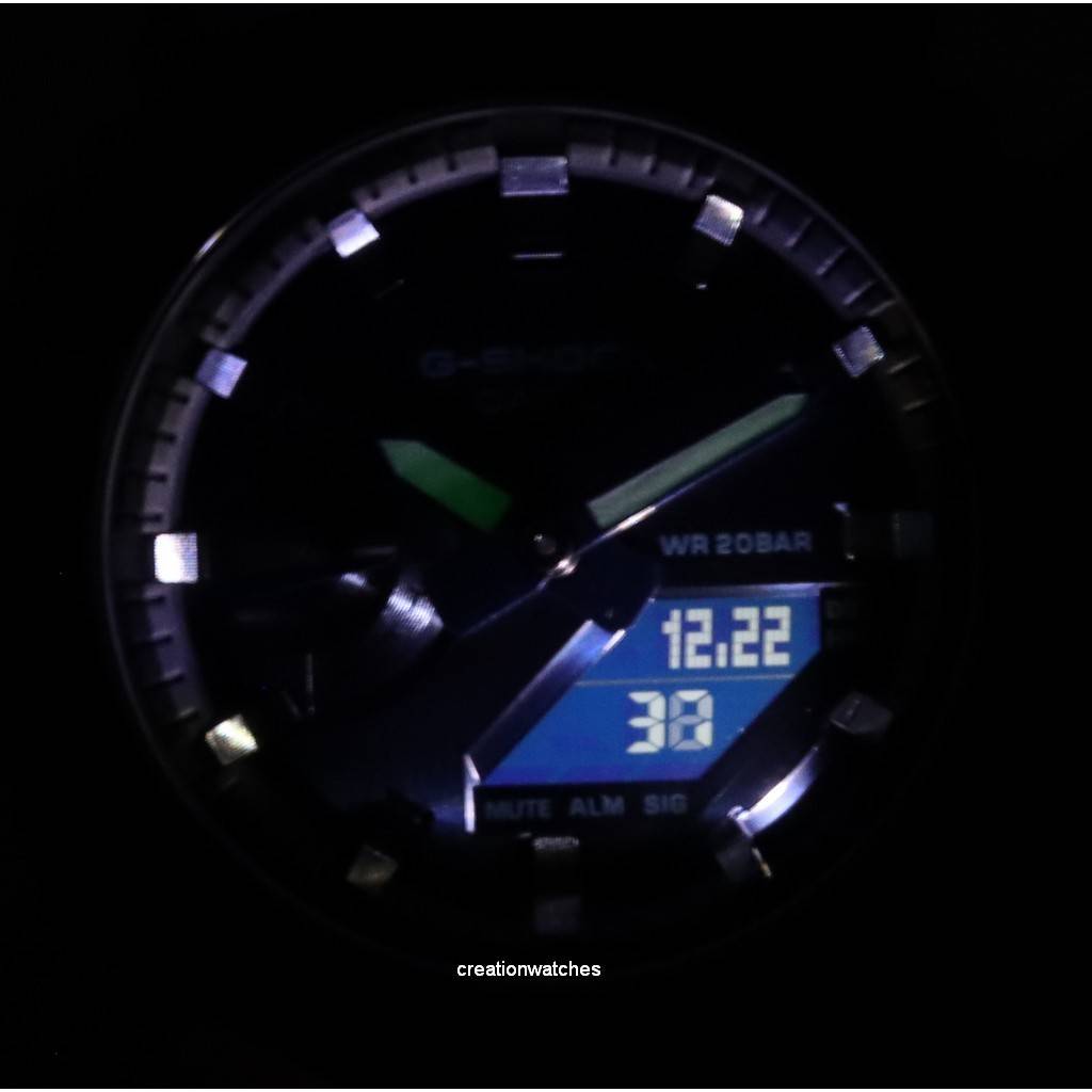 Мужские часы Casio G-Shock World Time Analog Digital Metal Covered GM-2100N-2A GM2100N-2 200M