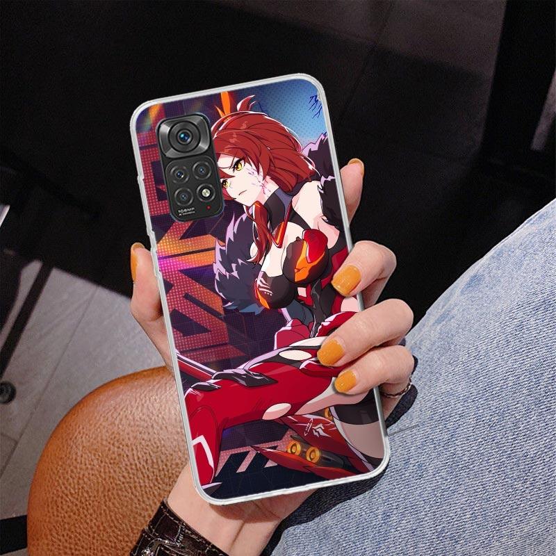 Чехол для телефона Honkai Star Rail Himeko для телефона для Xiaomi Redmi Note 15 14 14S 13 Pro Plus 12 12S 11S 11E 10S 10 11T 5G Уникальный
