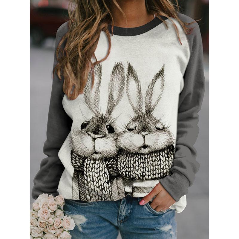 Красочная толстовка со стрекозой, милый кролик, 3D-принт, женские толстовки с капюшоном, уличная одежда, свитшоты, свободный свитер Harajuku, женская одежда