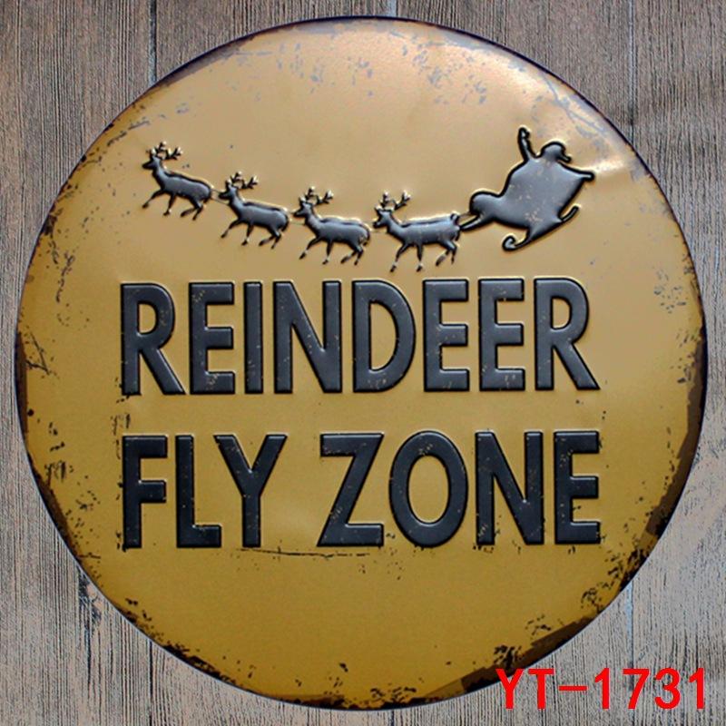 Football Beer Coffee Pizza Round Tin Painting Retro Nostalgia Popular Hair Salon Hotel Restaurant Decoration