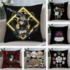 Hot Anime B-Black Clover Pillow Case Short Plush Sofa Decorative Gift Home Double-sided Printing Cushion