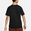 Nike Сплошная цветная футболка с круглым вырезом и карманами, мужские топы, черный DQ9296-010